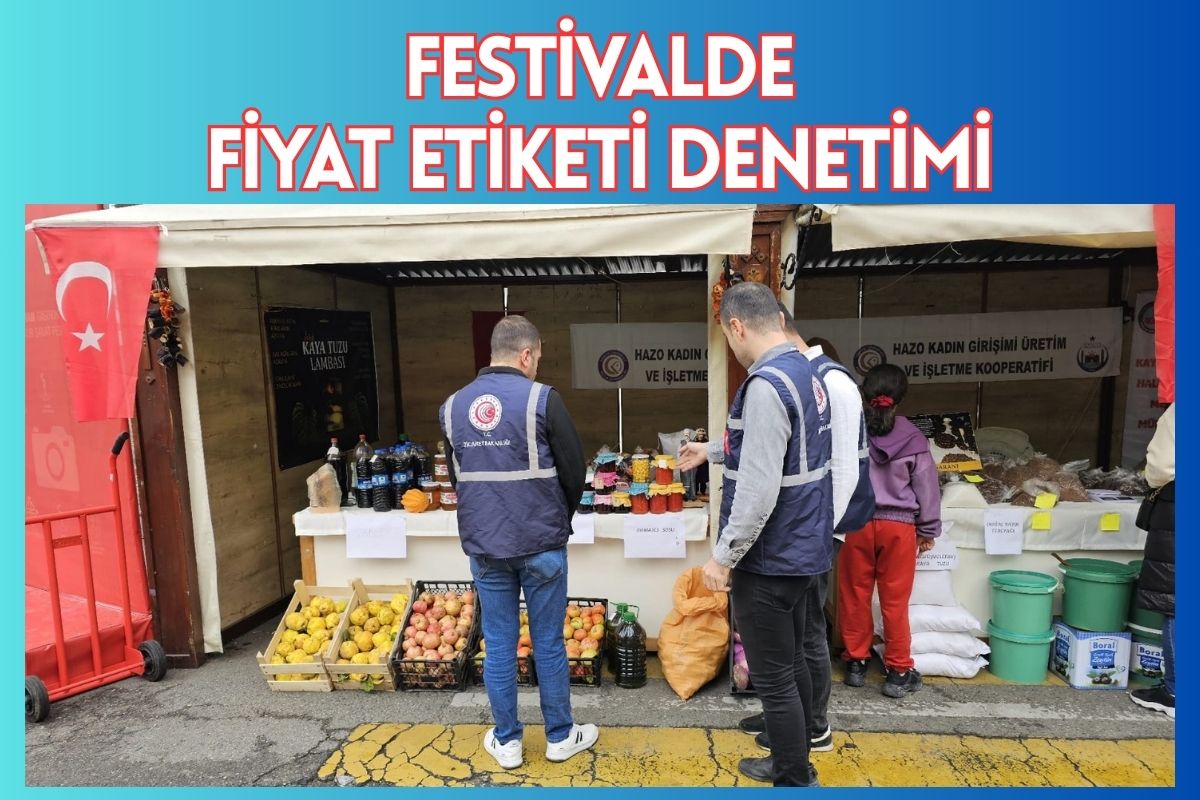 Festivalde Fiyat Etiketi Denetimi