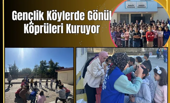 Gençlik Köylerde Gönül Köprüleri Kuruyor