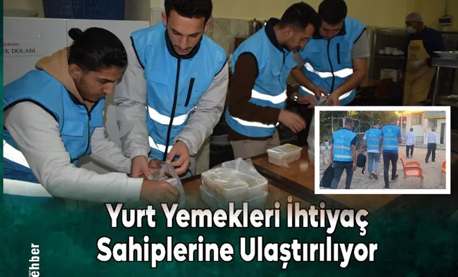 Yurt Yemekleri İhtiyaç Sahiplerine Ulaştırılıyor