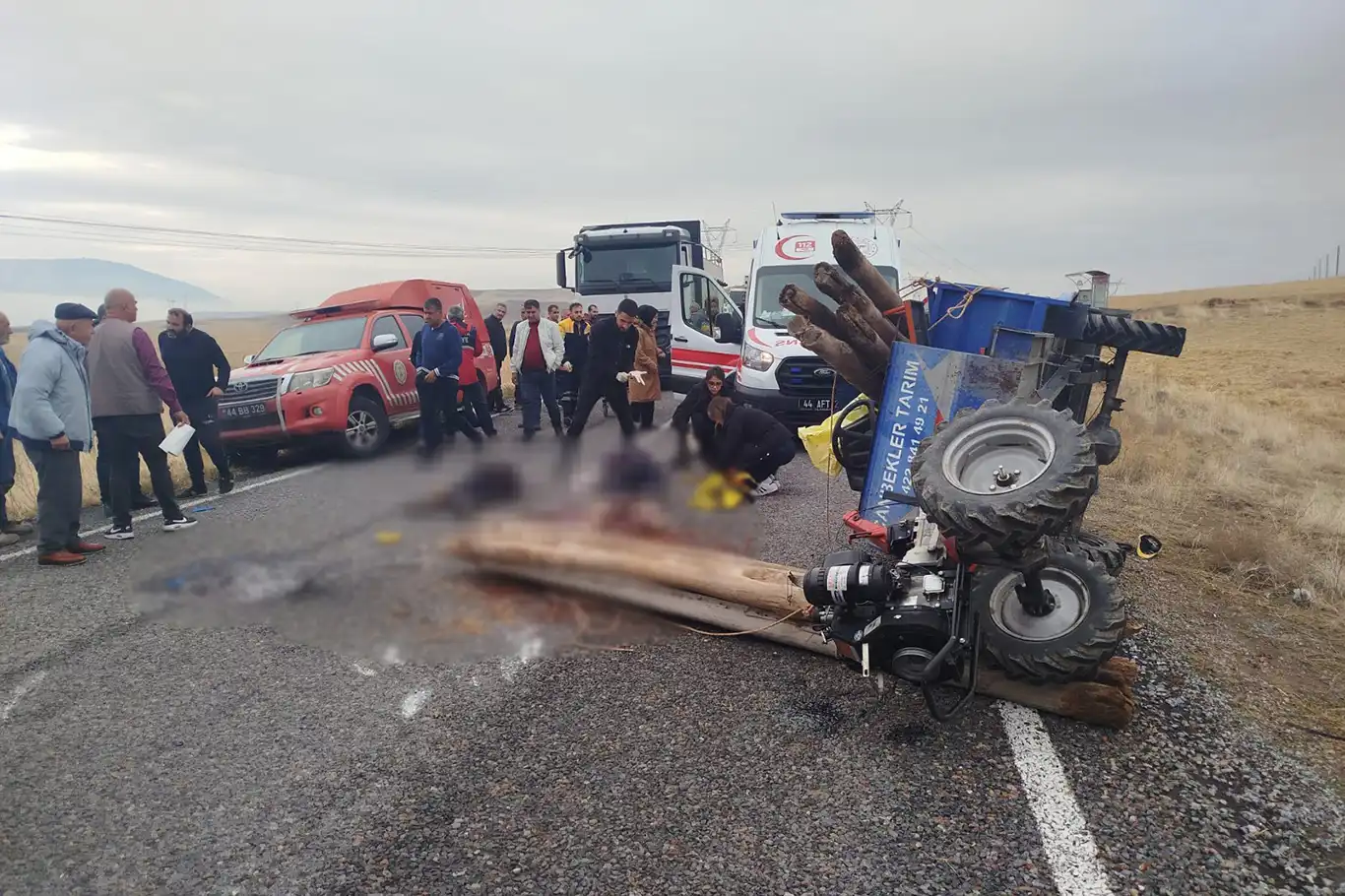 Alkollü sürücünün kullandığı çapa motoru devrildi: Bir ölü 