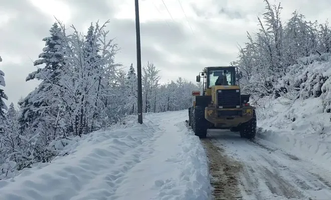 2 ilde kar nedeniyle 1028 köy yolu ulaşıma kapandı