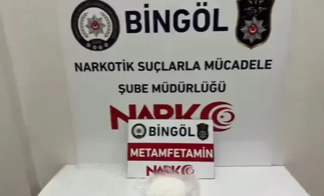 Bingöl’de otobüste metamfetamin ele geçirildi