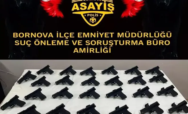 İzmir'de yasa dışı silah operasyonu: 1 tutuklama