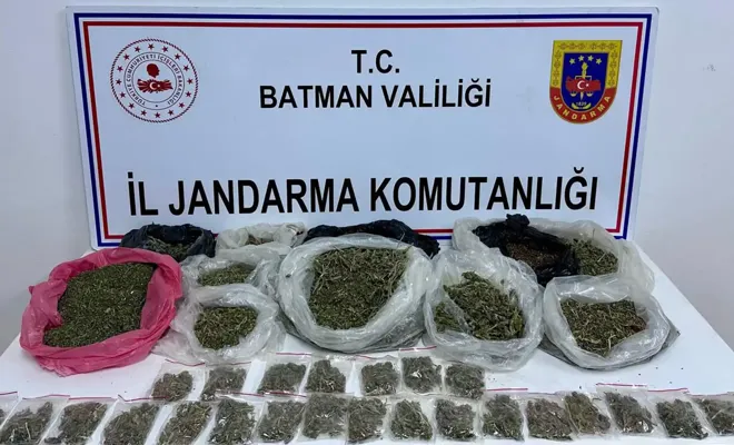 Batman'da uyuşturucu operasyonunda 6 kilogram esrar ele geçirildi