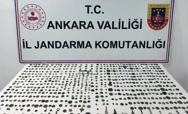 Ankara'da tarihi eser operasyonu