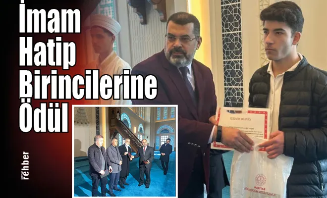 İmam Hatip Birincilerine Ödül