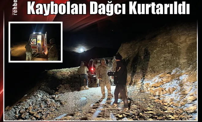 Kaybolan Dağcı Kurtarıldı