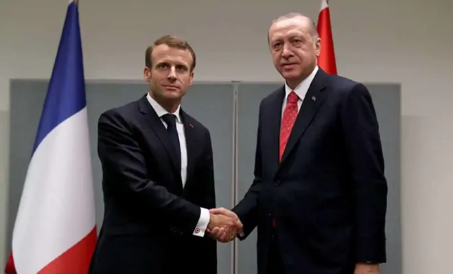 Cumhurbaşkanı Erdoğan, Macron ile telefon görüşmesi yaptı