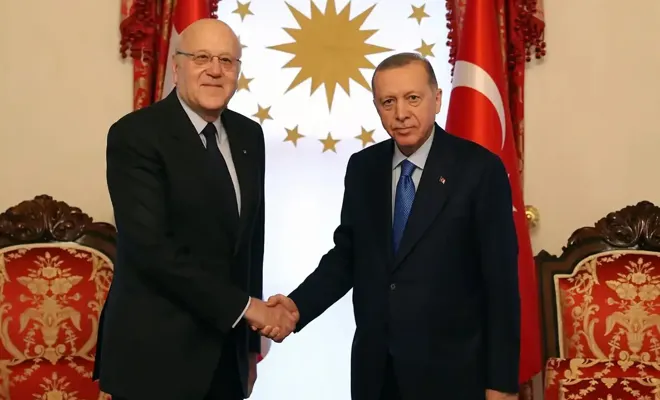 Cumhurbaşkanı Erdoğan, Lübnan Başbakanı Mikati'yi kabul etti