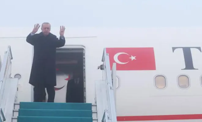 Cumhurbaşkanı Erdoğan Mısır'a gitti