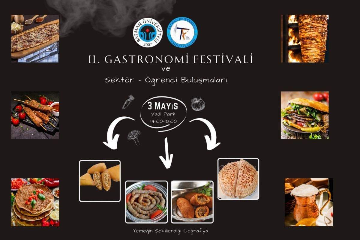 Batman Üniversitesi Gastronomi Festivali Düzenlenecek