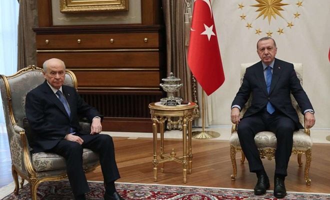 Cumhurbaşkanı Erdoğan ile Bahçeli arasında sürpriz görüşme!