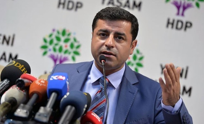 HDP’den Demirtaş açıklaması! Aday olmak istedim onay çıkmadı demişti!