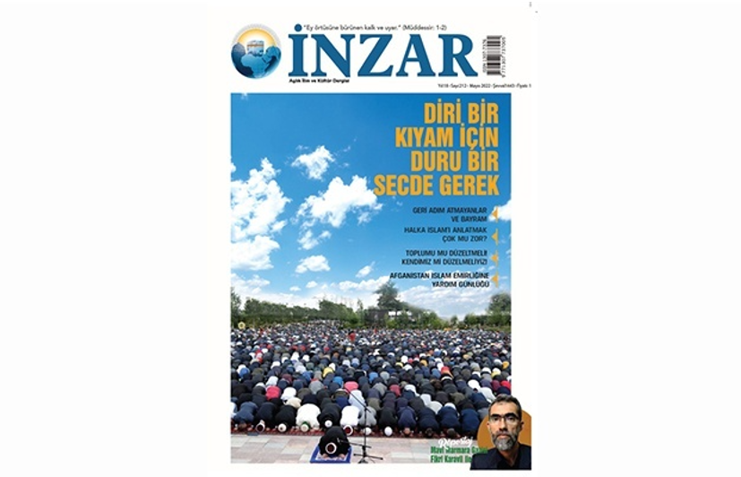 İnzar Dergisi Mayıs 2022 sayısı çıktı