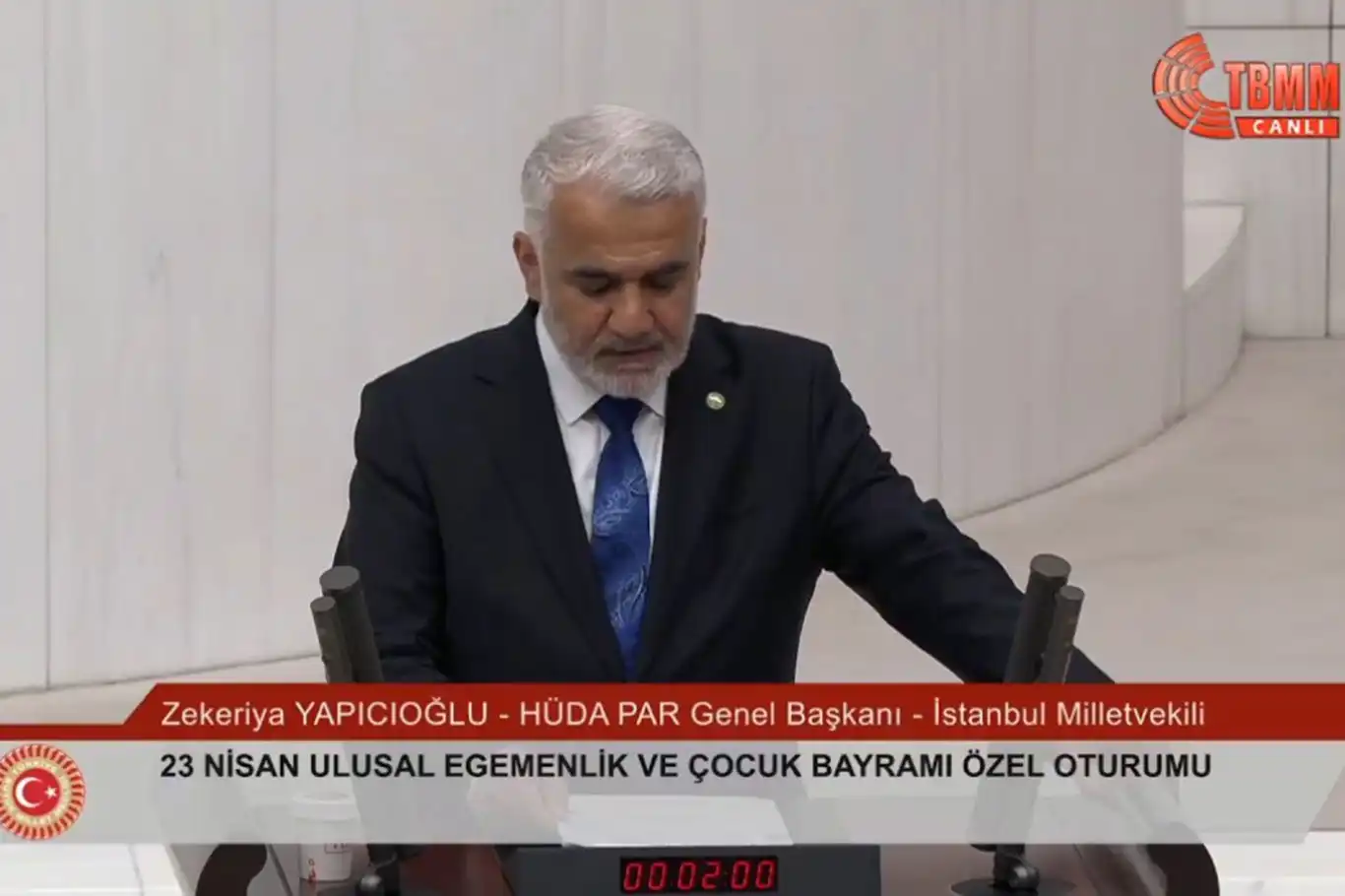 Yapıcıoğlu: Bu Meclis milletin Meclisi'dir, reşittir, hiçbir vesayeti kabul etmemelidir